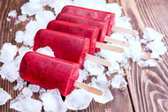 Homemade Popsicles with Simple Nutrition Red Blend