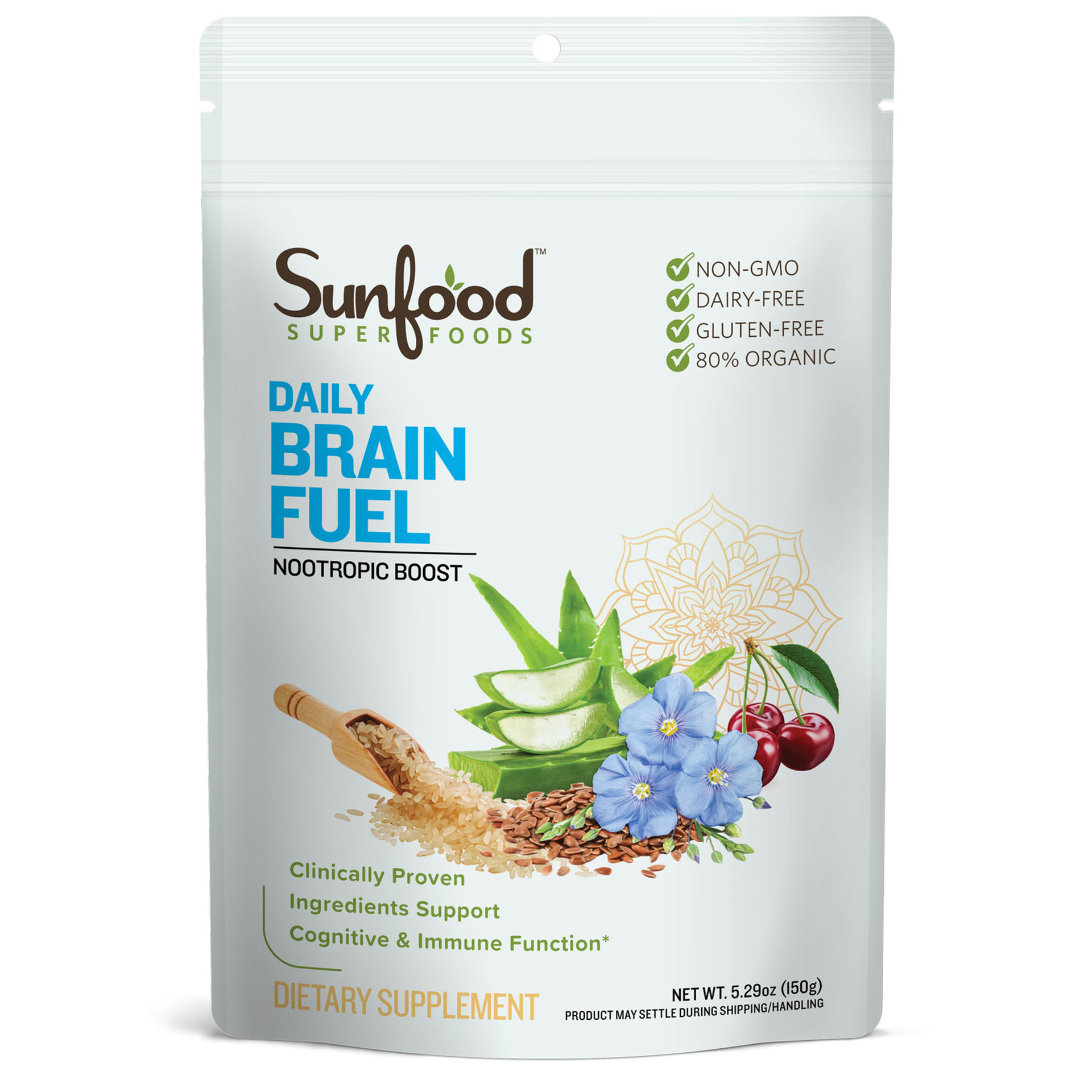 Brain Fuel 4oz Foods to Fuel Your Brain Sunfood