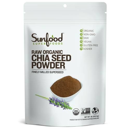 Chia Seed Powder, 1lb, Organic, Raw