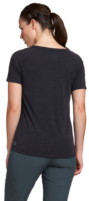 5045-440 MEC Sparrowgrass Solid Short Sleeve Top - Women's