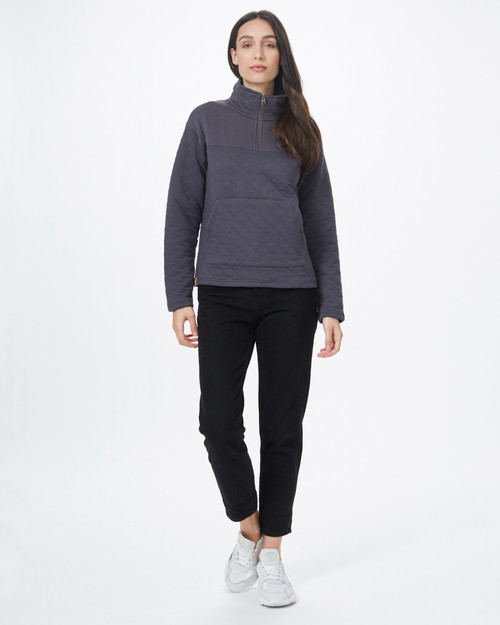 6014-574 tentree 1/4 Zip Quilted Fleece - Women's