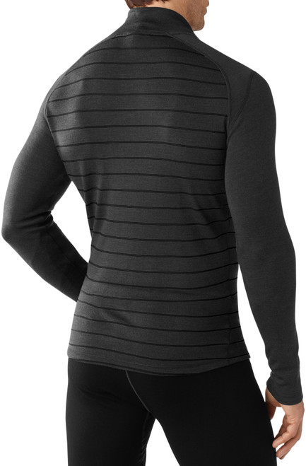 5042-858 Smartwool Merino 250 Baselayer Pattern 1/4 Zip Long Sleeve T-shirt - Men's