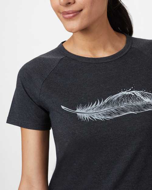 6001-285 tentree Feather Wave Short Sleeve T-shirt - Women's
