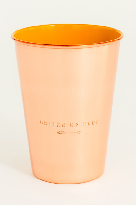 5062-076 United By Blue Copper Enamel Lined Tumbler