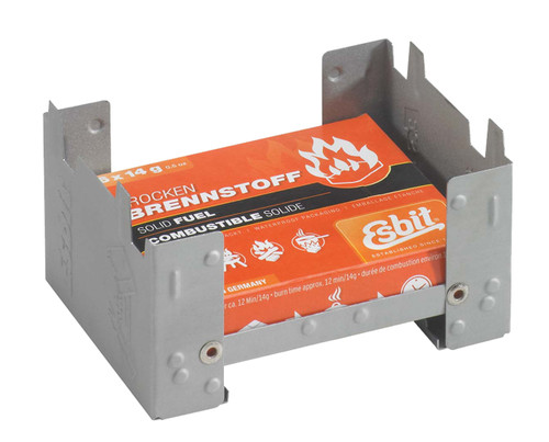 5046-831 Esbit Foldable Pocket Stove with Fuel Tabs