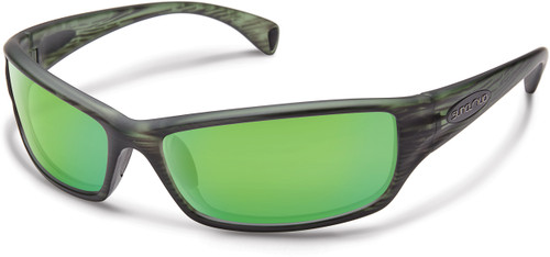 Matte Green Stripe/Polari|Ray. vert mat/Miroir vert