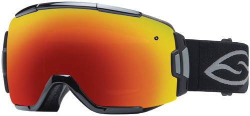 Black/Red Sol X Mirror|Noir/Rouge Sol-X miroir