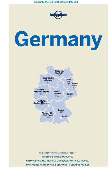 5050-091 Lonely Planet Germany 8th Edition