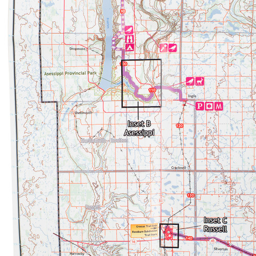 5008-147 Manitoba's Trans Canada Trail Map 1