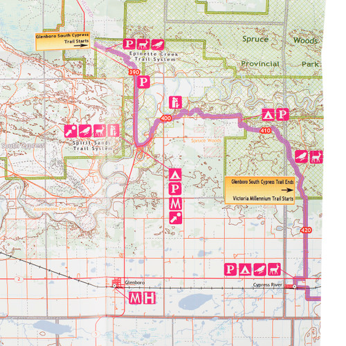 5008-148 Manitoba's Trans Canada Trail Map 2