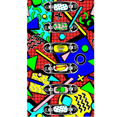 6004-547 Smartwool June Printed Hike Light Crew - Men's