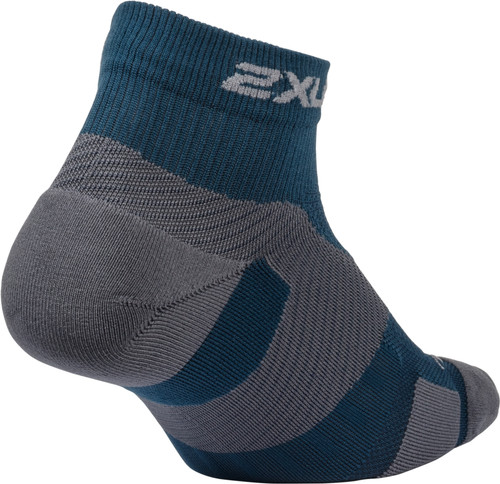 5062-318 2XU Vectr Light Cushion 1/4 Crew Compression Socks - Unisex