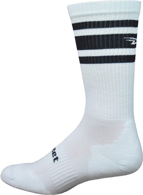 White/Black Stripes|Blanc/Rayé noir