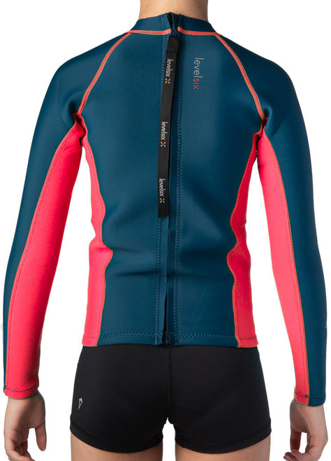5057-538 Level Six Carver Long Sleeve Neoprene Top - Youths