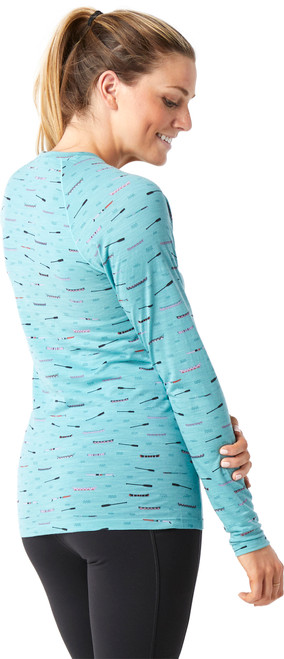 5062-830 Smartwool Merino 150 Base Layer Print Long Sleeve - Women's
