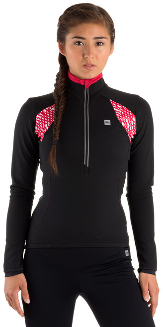 Black/Rouge Geo Mesh Prin|Noir/Rouge Geo Mesh Imp
