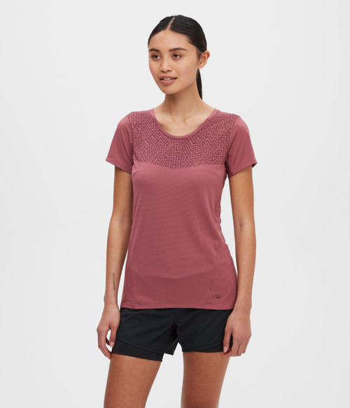 Mauve Zig Zag Stripe Grap|Motif ray. zigzag mauve
