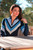 6004-517 Krimson Klover Cascades Sweater - Women's