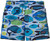 Bali Blue Finnegan Print|Imprimé bleu de Bali