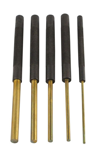 5 Pc Long Drive Pin Punch Set