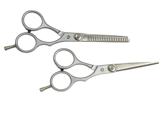 5-1/2" Barber and Thinning Scissors Set in Box