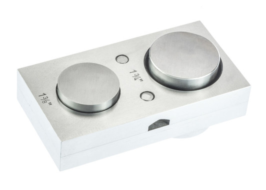 Disc Cutter with 2 Punches, Size 1-3/8" and 1-3/4"