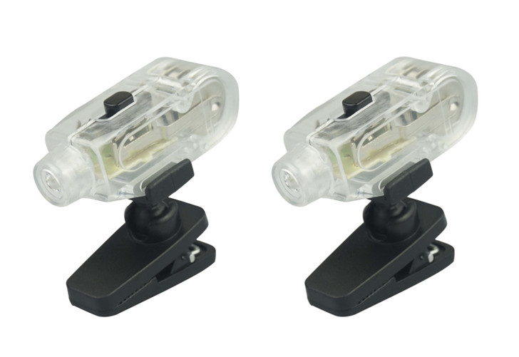 2 Pc Clip-On LED Light with Magnetic Base