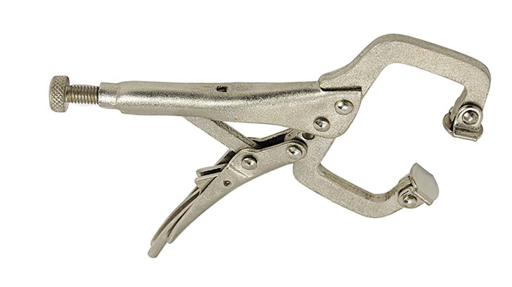 4-1/2" Mini C-Clamp Self Locking Pliers