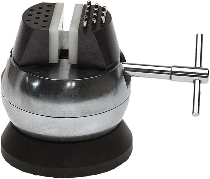 5" Engraving Block Ball Vise Setting Jewelry with Pins Rubber Base