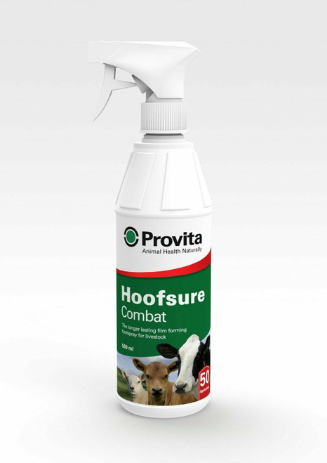 Provita Hoofsure Combat Hoof Spray Film Forming Foot Rot Cattle Sheep