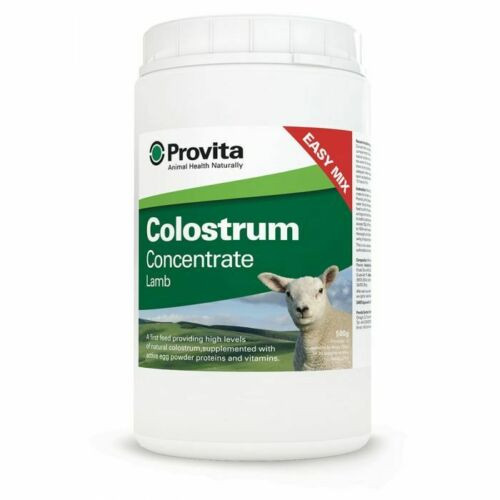 Provita Lamb Colostrum Concentrate Sachets 50g 500g 1.25kg Lambing Sheep