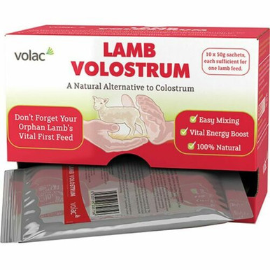 Volac Lamb Volostrum Colostrum Concentrate Sachets 50g