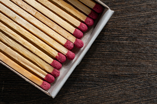 Wooden Match Striker Box