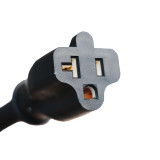 1-Foot 20 Amp to 15 Amp Plug Adapter Cord 20 Amp Input