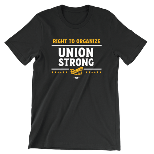 Union Strong (Unisex Black Tee)