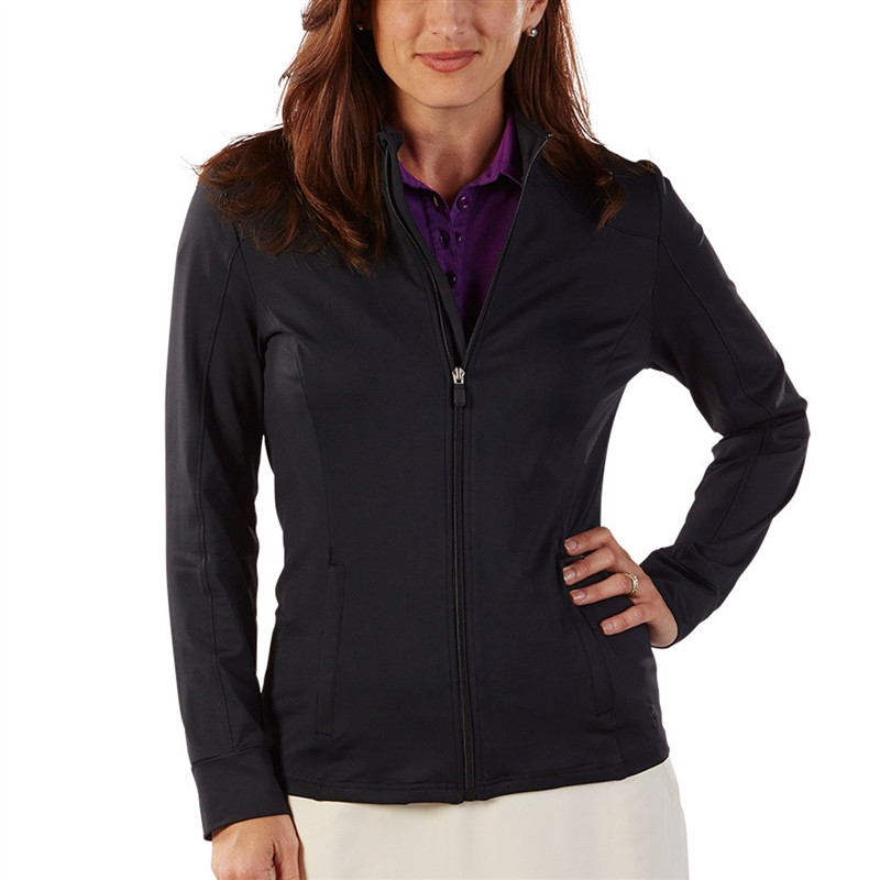Bobby Jones Black Tech Jacket | Golf4Her