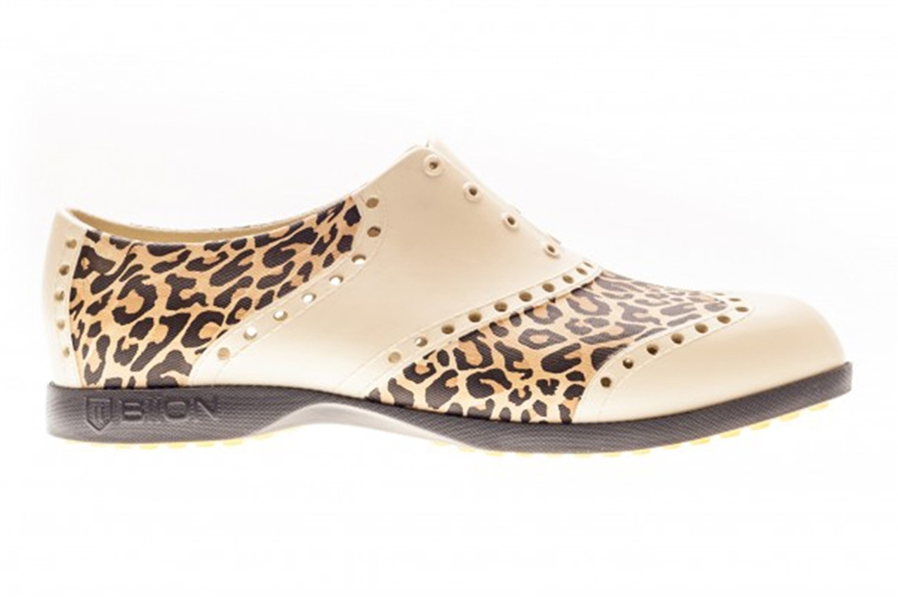 leopard print golf shoes