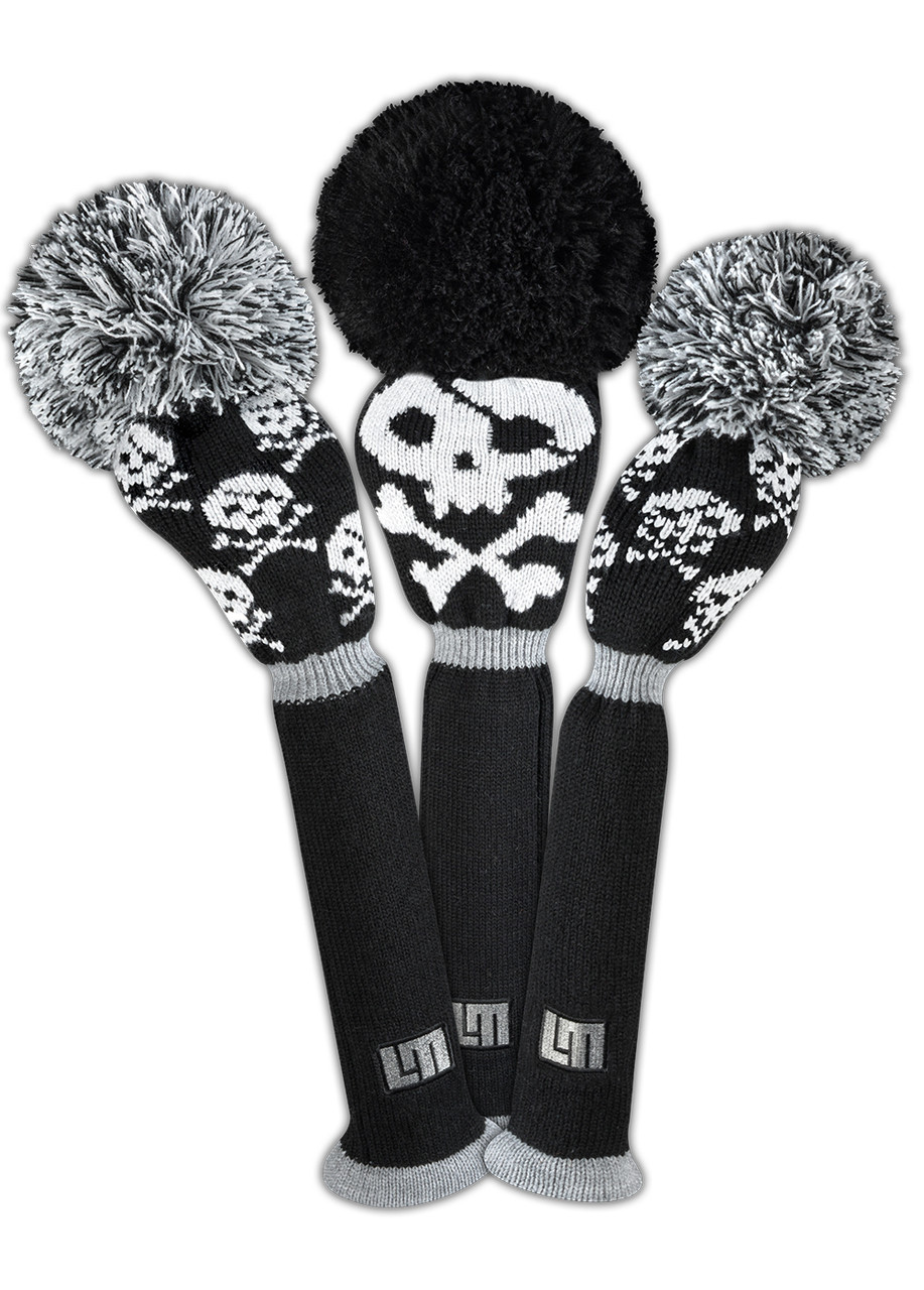 Just4Golf Shiver Me Timbers Skull Knit Headcovers