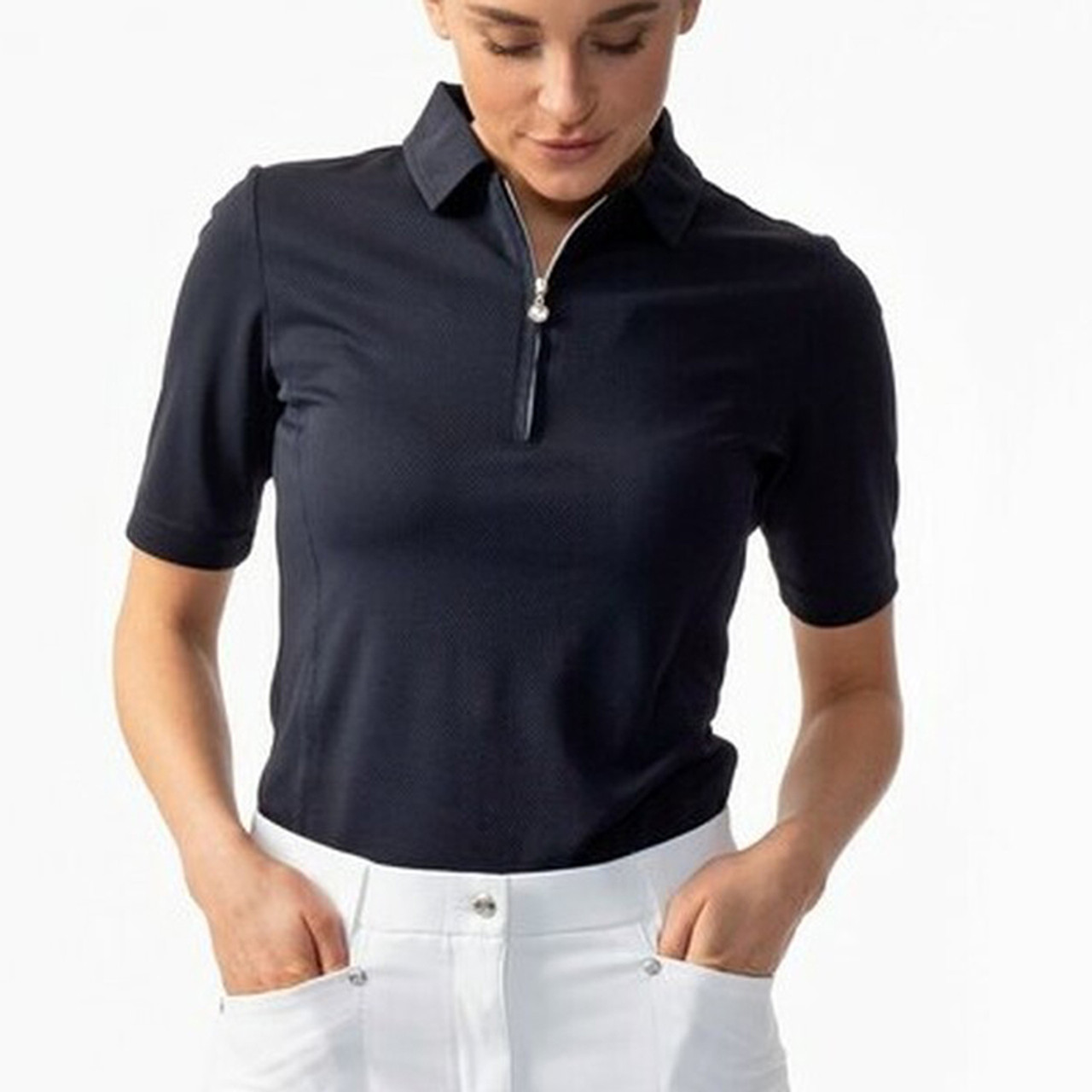 golf shirts with longer short sleeves