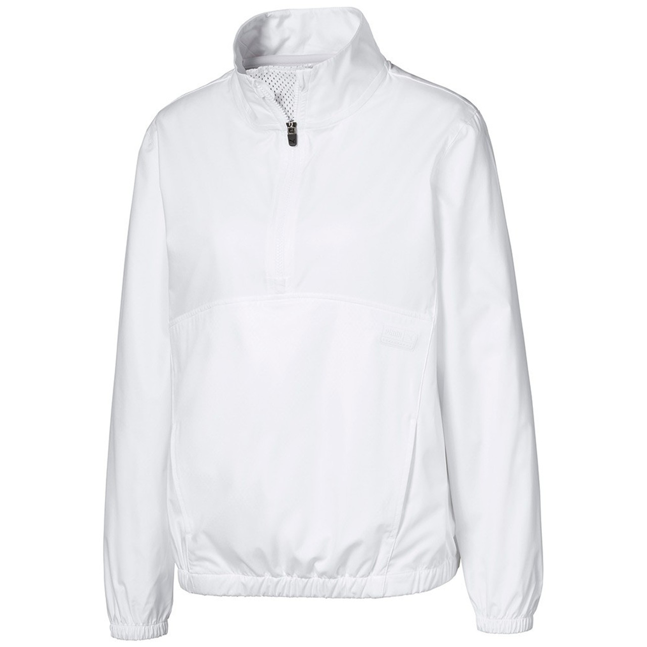 white puma windbreaker