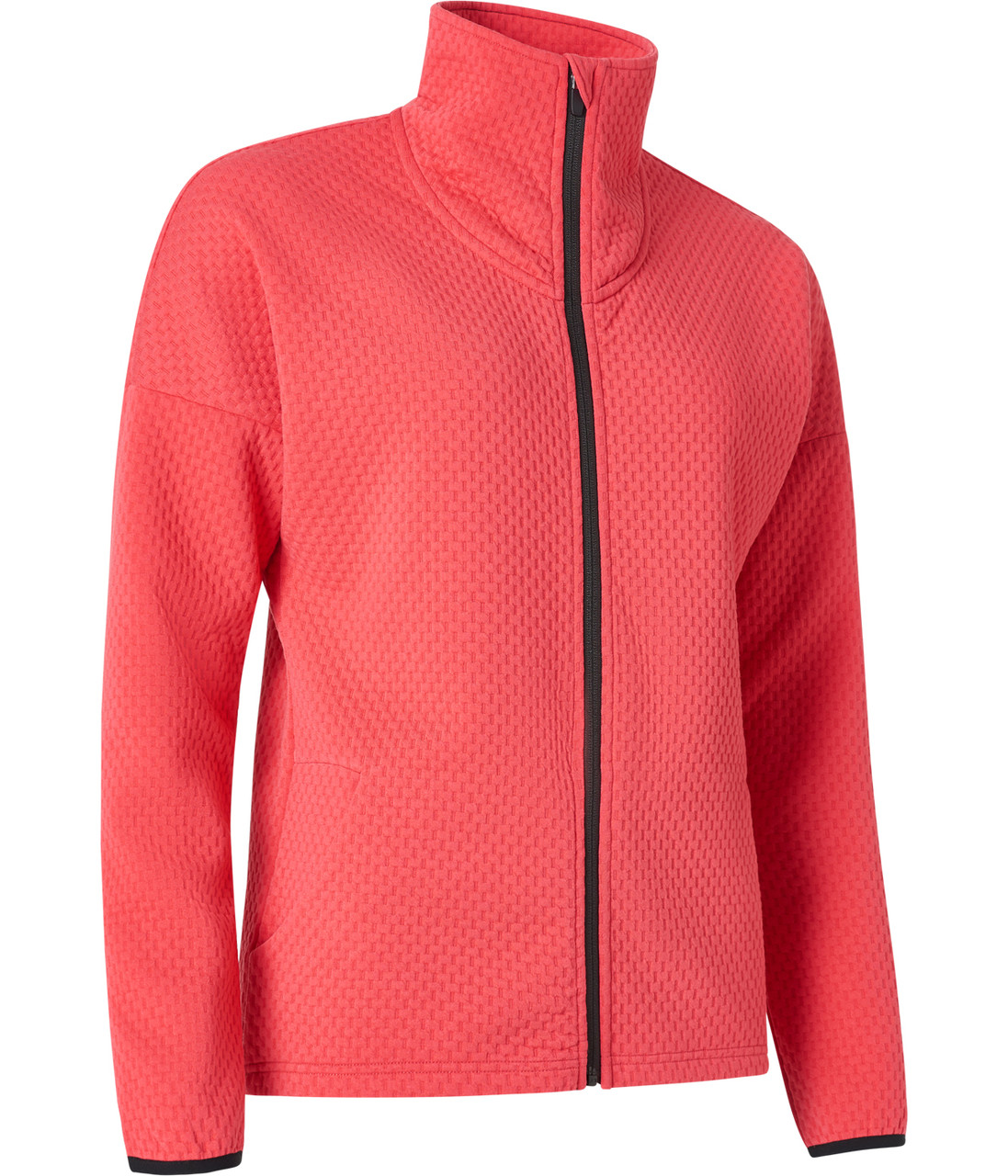 coral fleece jacket