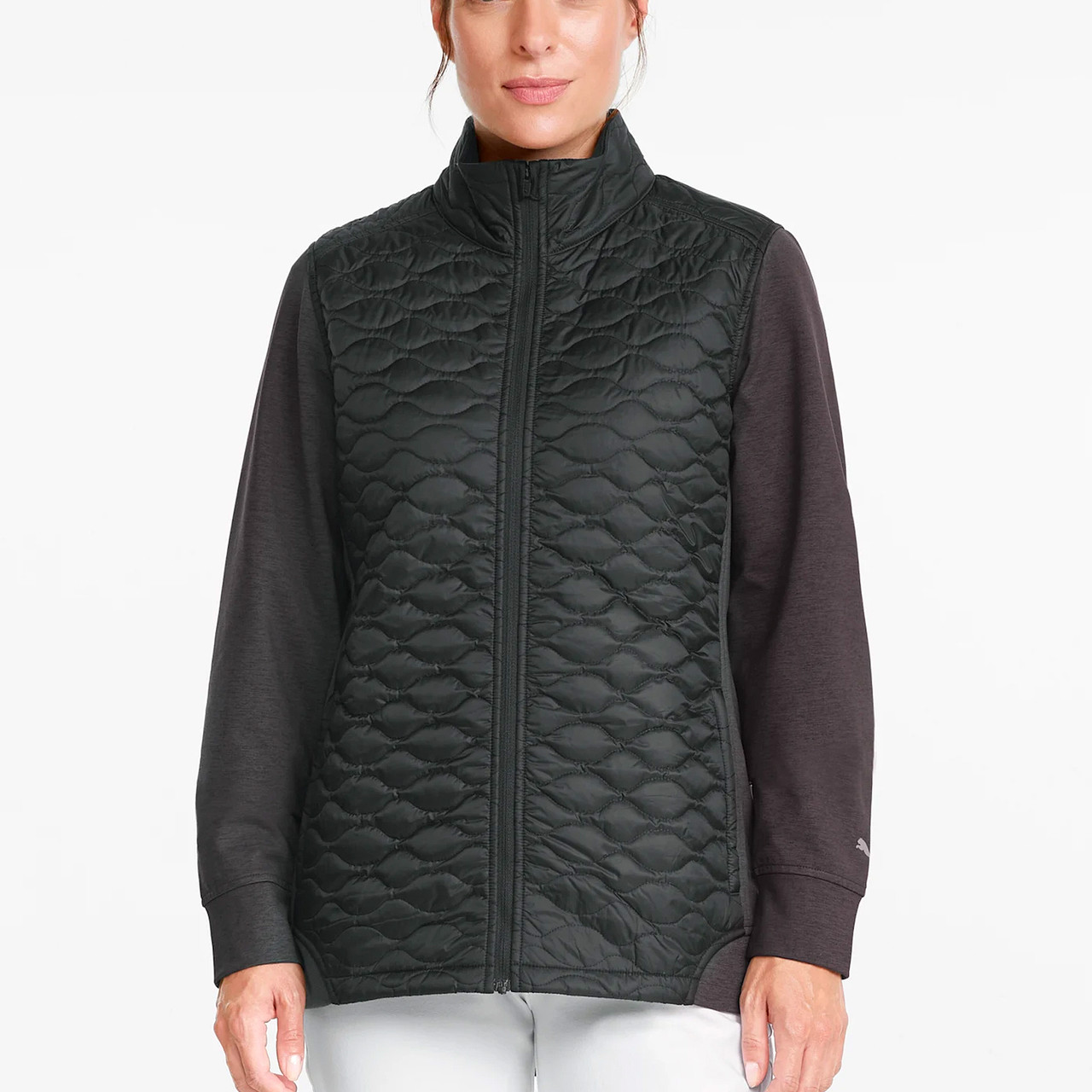 puma quilted golf jacket
