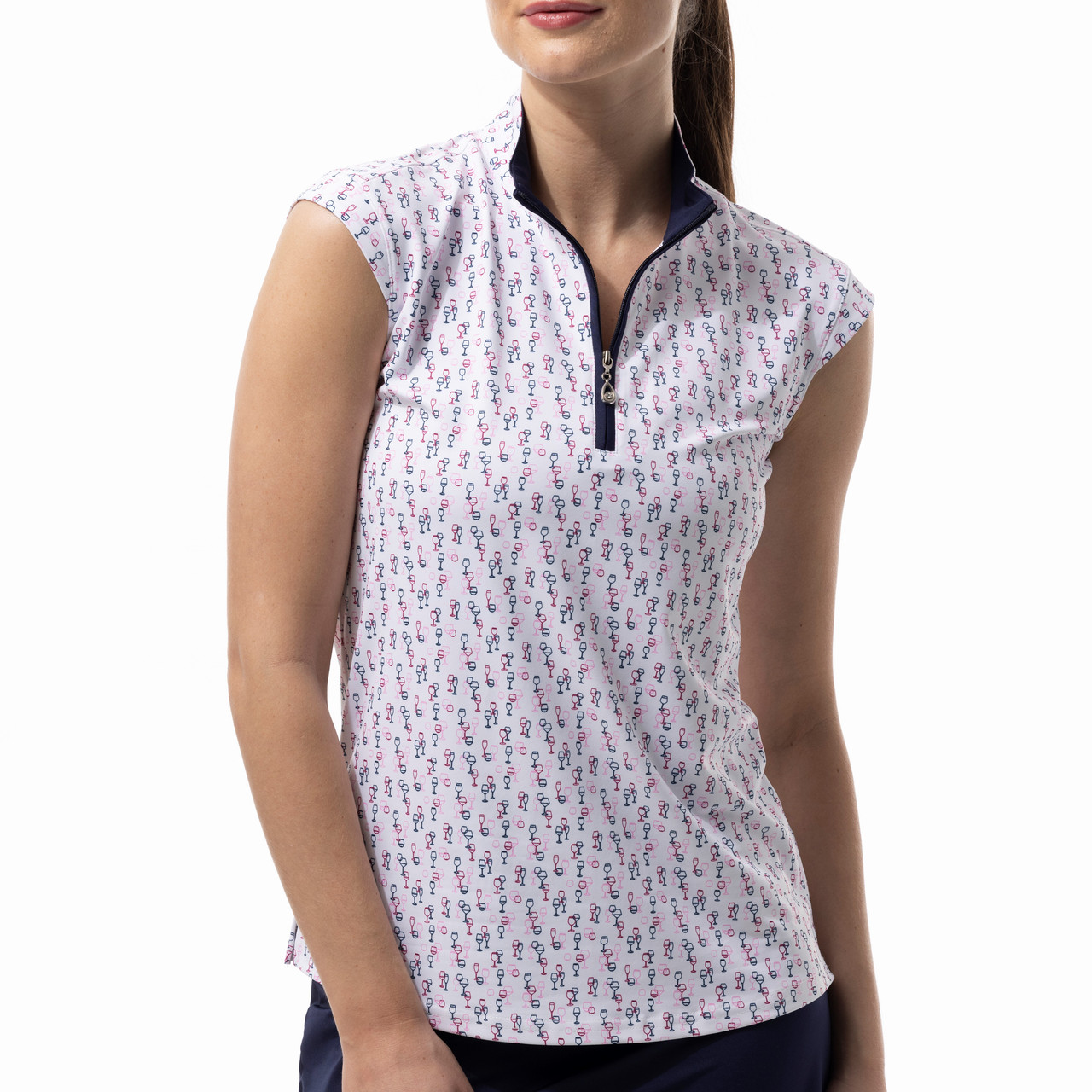 SanSoleil Solcool Pinot Sleeveless Top 