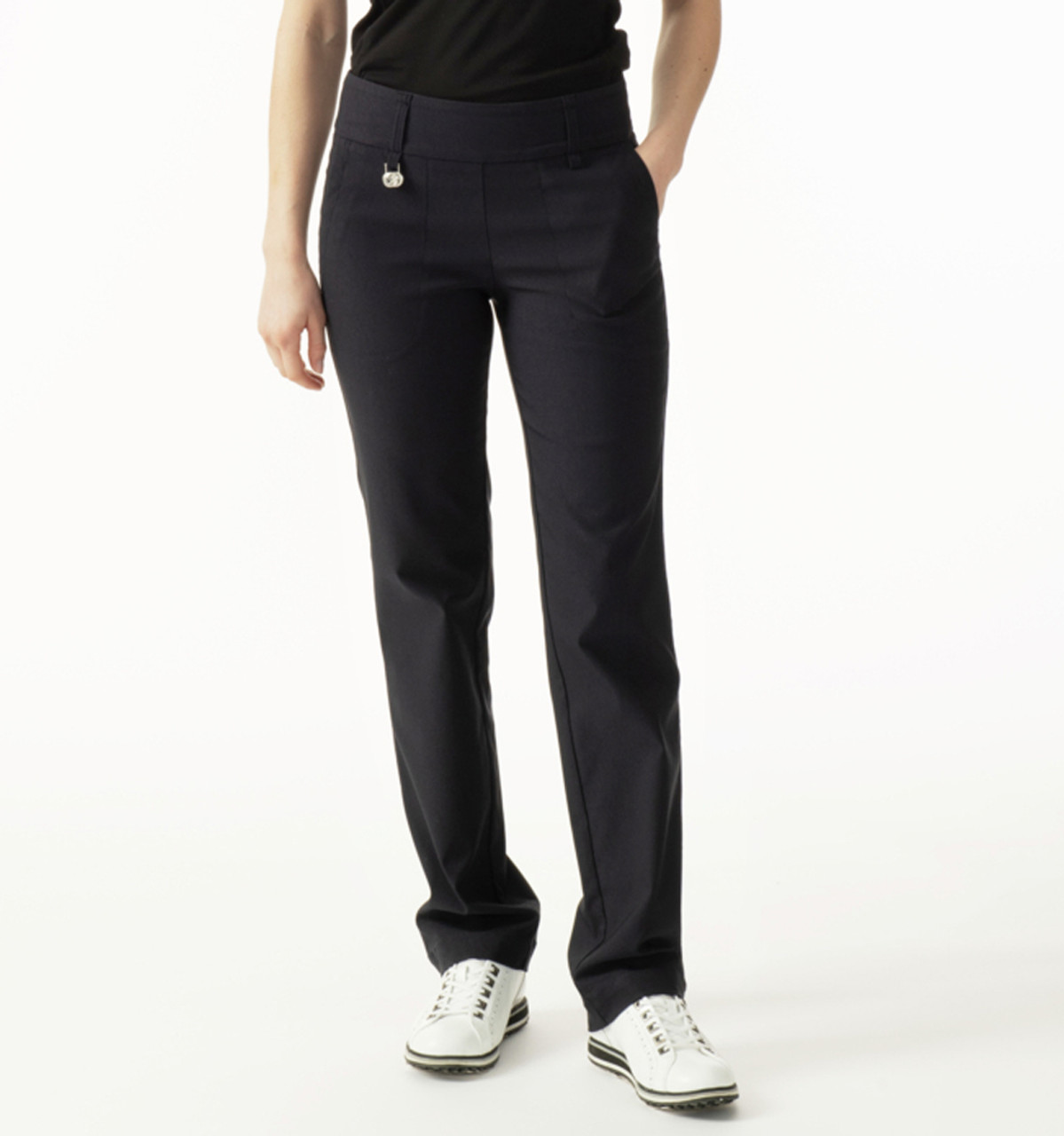 Girls Black Navy Work Trousers Straight Leg Women Ladies Office Work Trouser  | eBay