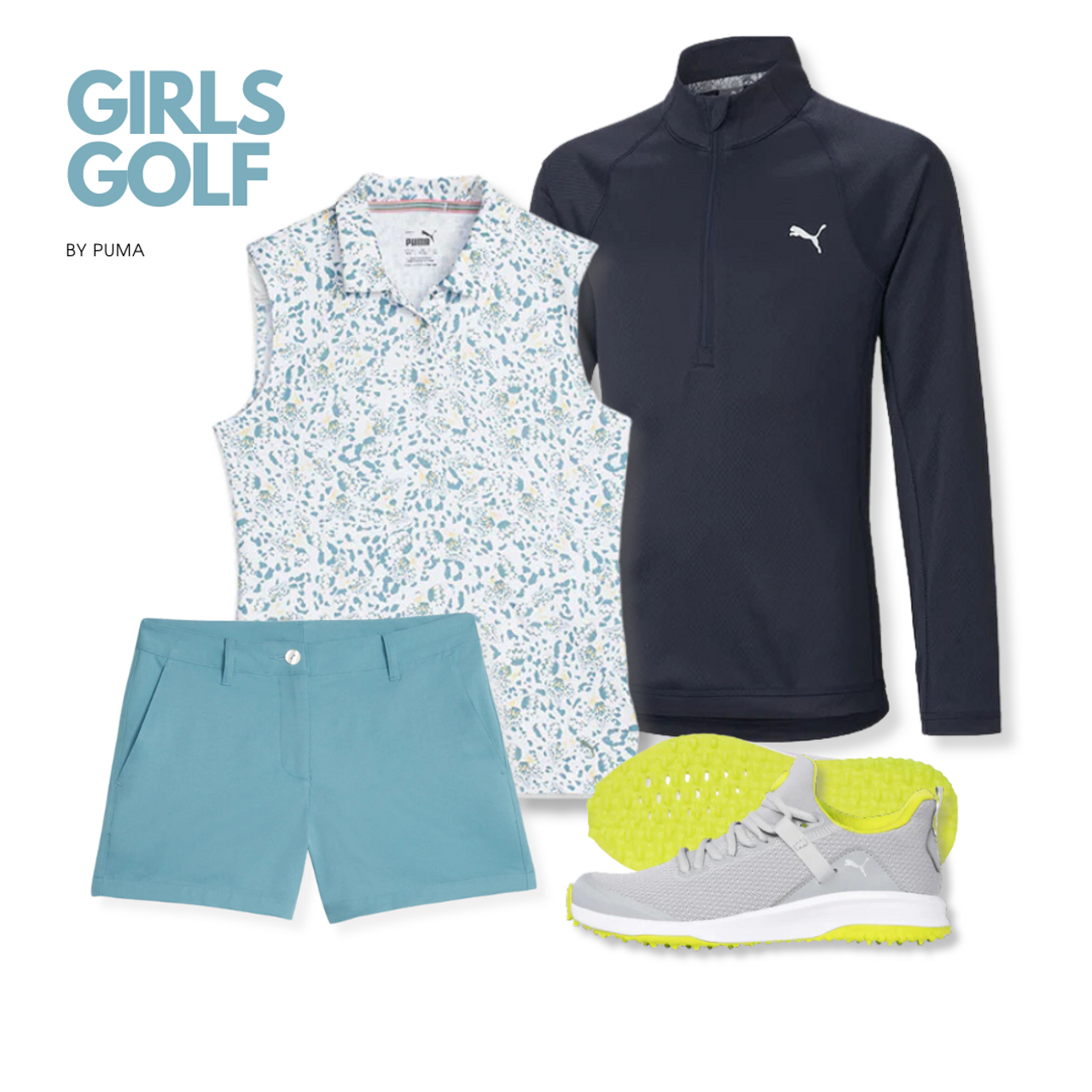 Puma girls golf shorts Clearance