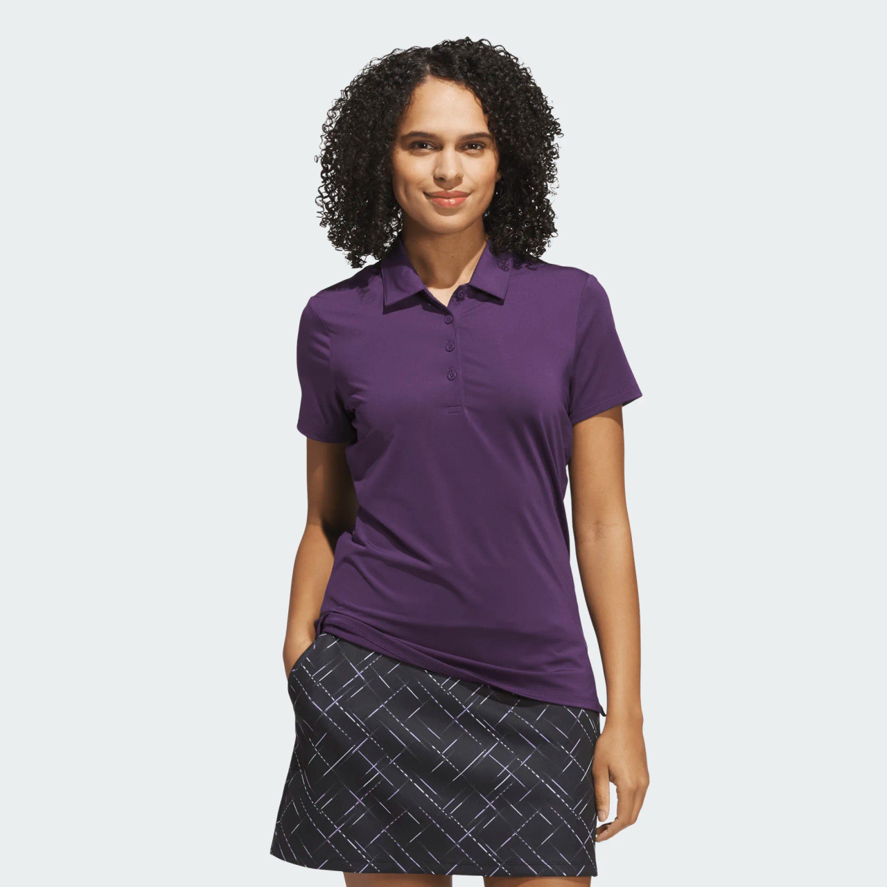 Adidas Ultimate365 Solid Polo Aurora Plum Fall - Main Image