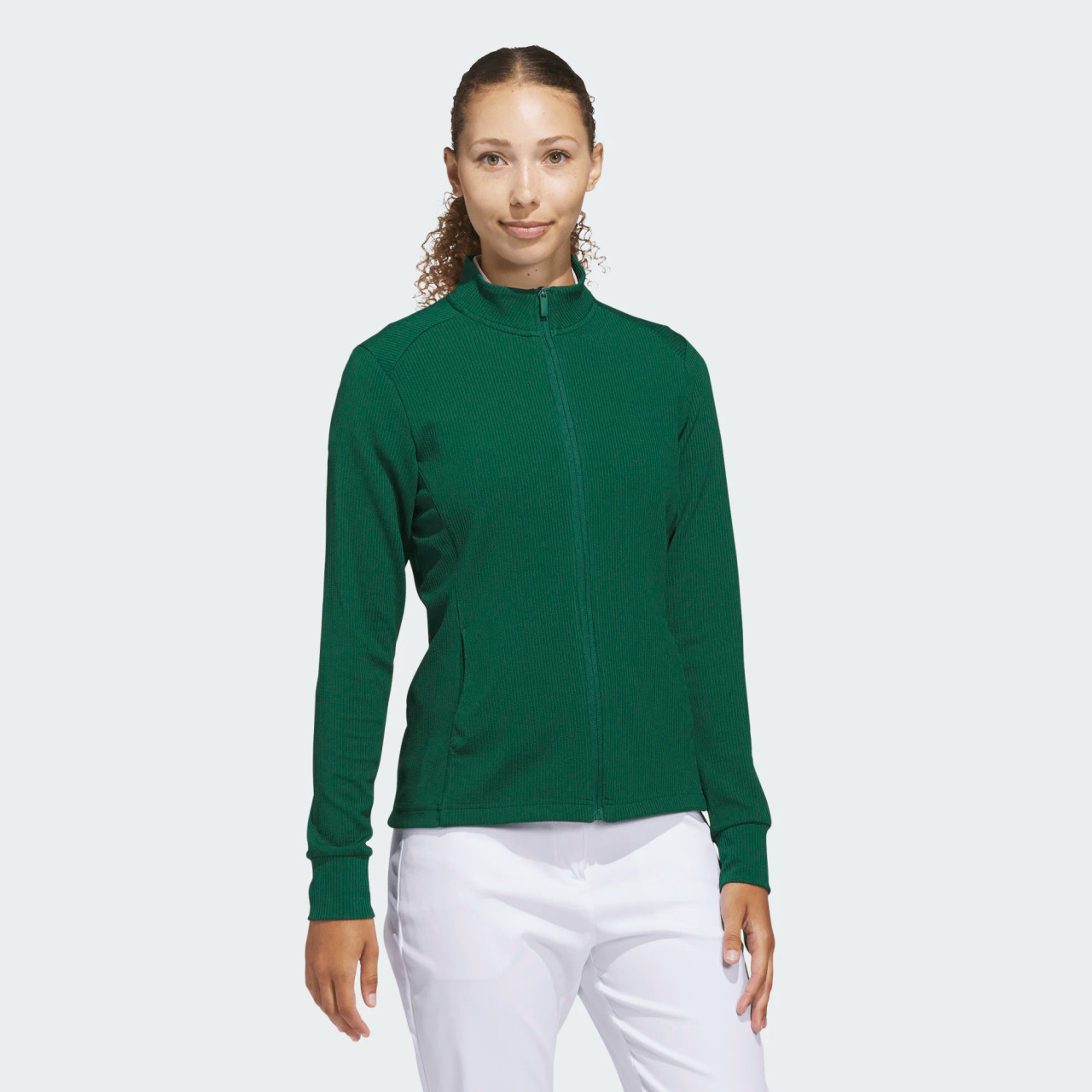 adidas textured full zip jacket