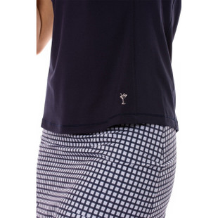 Fabulous Sleeveless Polo Navy