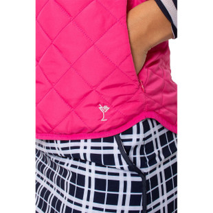 Quilted Wind Vest - Hot Pink