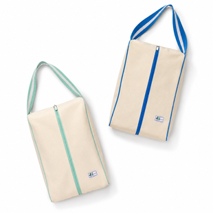 Ame & Lulu Hamptons Canvas Shoe Bags